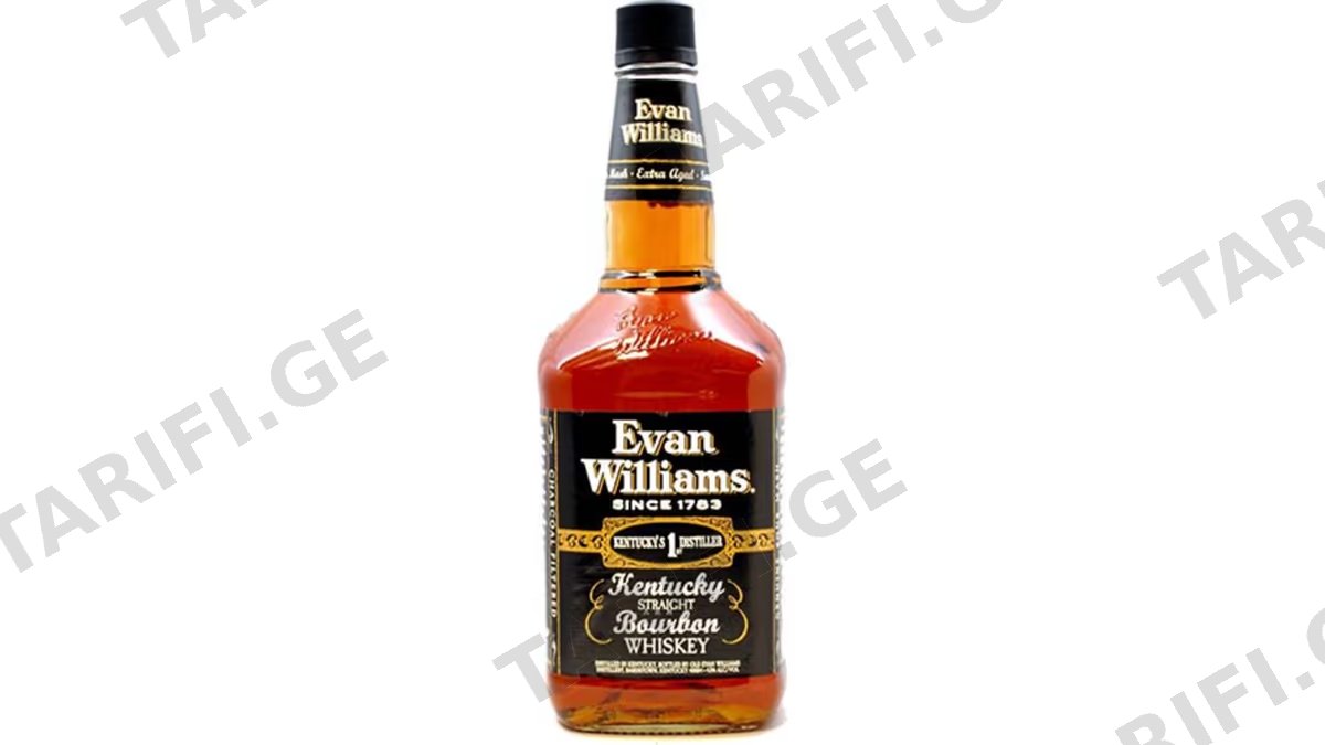 ბურბონი Evan Williams, შავი - 0.7L