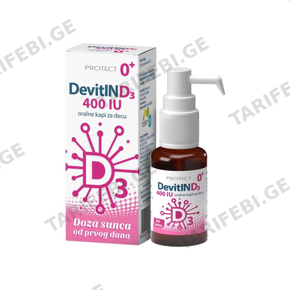 დევიტინი D3 - Devitin D3 წვეთები 400 ს.ე. 15მლ