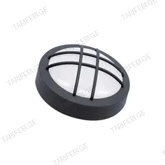 ლედ პანელი ACK თეთრი მრგვალი 18W 6500K IP65 850lm გარე მონტაჟისთვის დამცავი ზოლებით