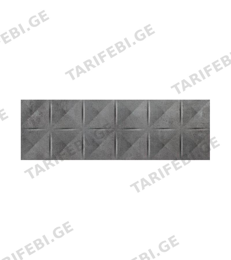 კერამ. ფილა ”MADOX RELIEVE ANTRACITA” 20x60 Halcon Cer. A.S.