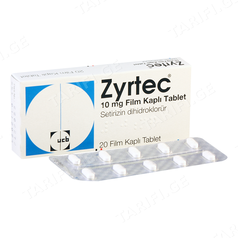 ზირტეკი ტაბ.10მგ.n20