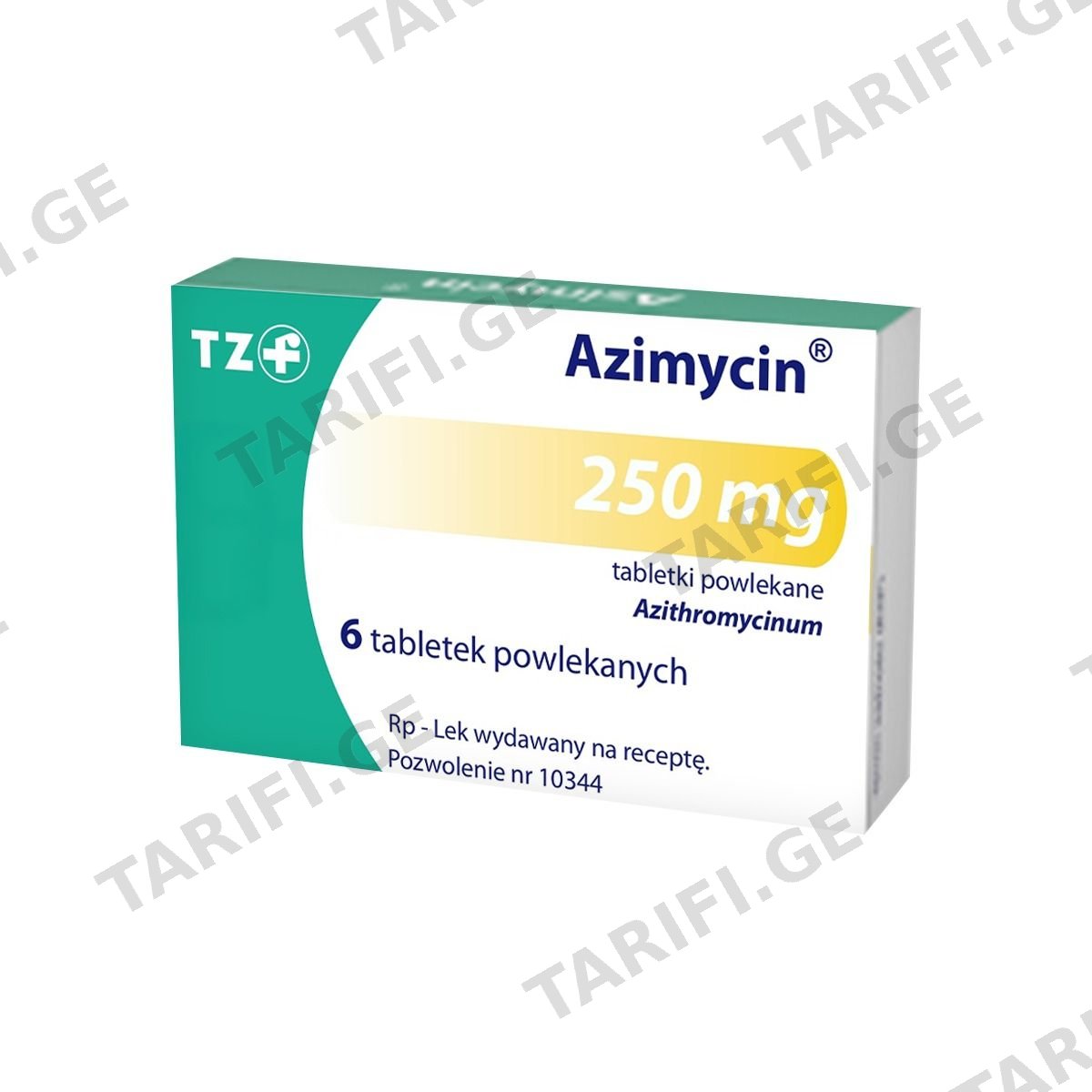 აზიმიცინი - Azimycin 250მგ 6 ტაბლეტი