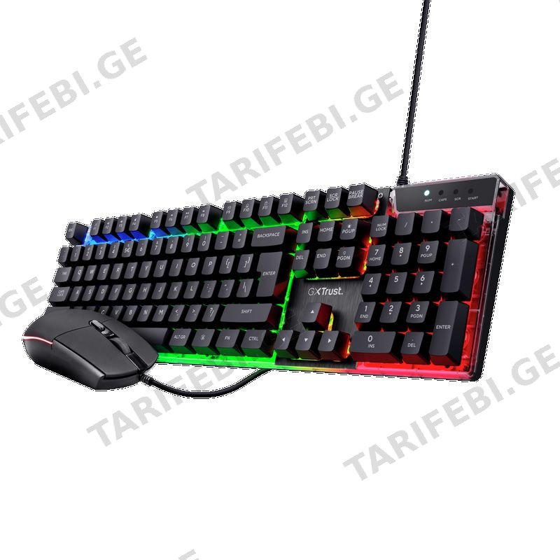 კლავიატურა TRUST 23289 GXT838 Azor Combo KB + Mouse არა არა
