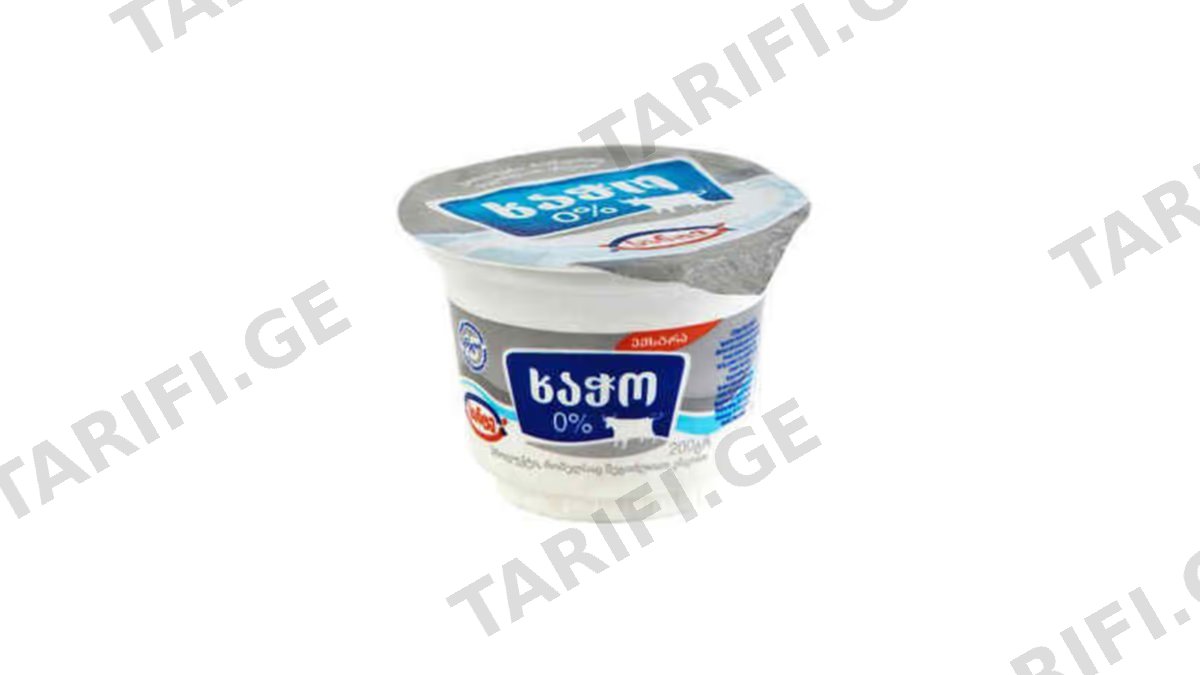 სანტე ხაჭო უცხიმო 0% 180 გ.