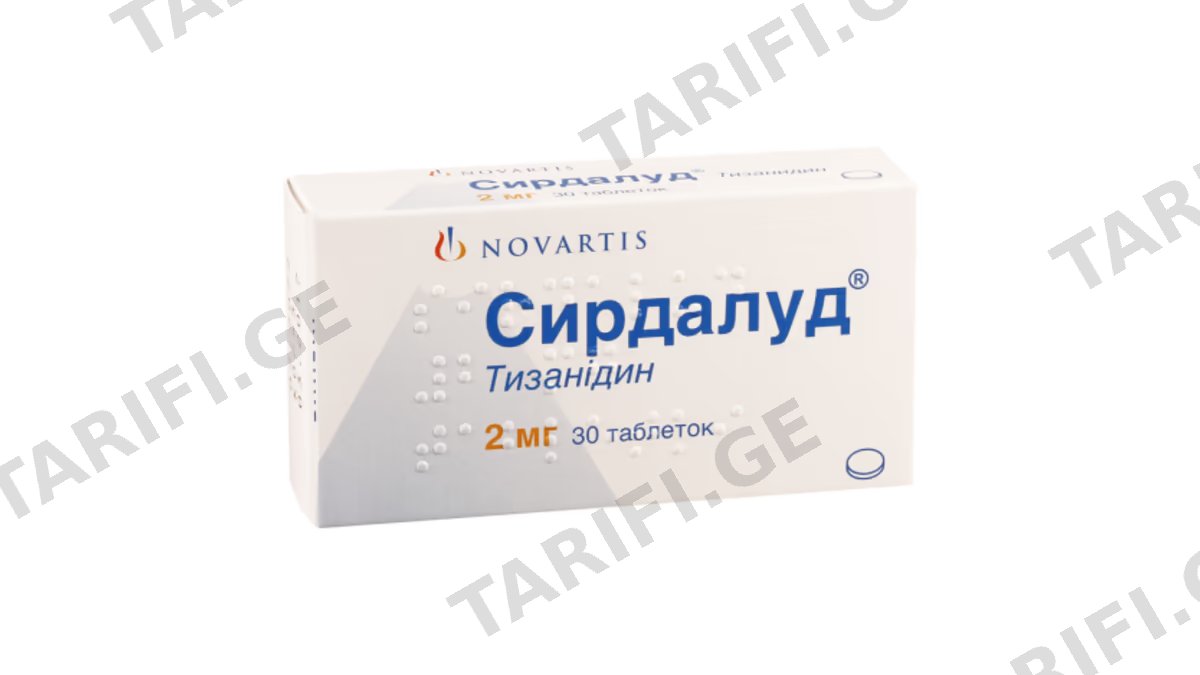 სირდალუდი ტაბ.2მგ. N30