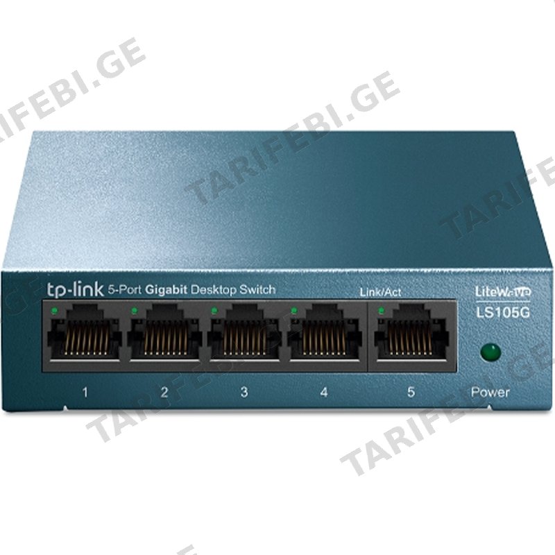სვიჩი TP-LINK LS105G 5-Port 10/100/1000Mbps DESKTOP NETWORK SWITCH