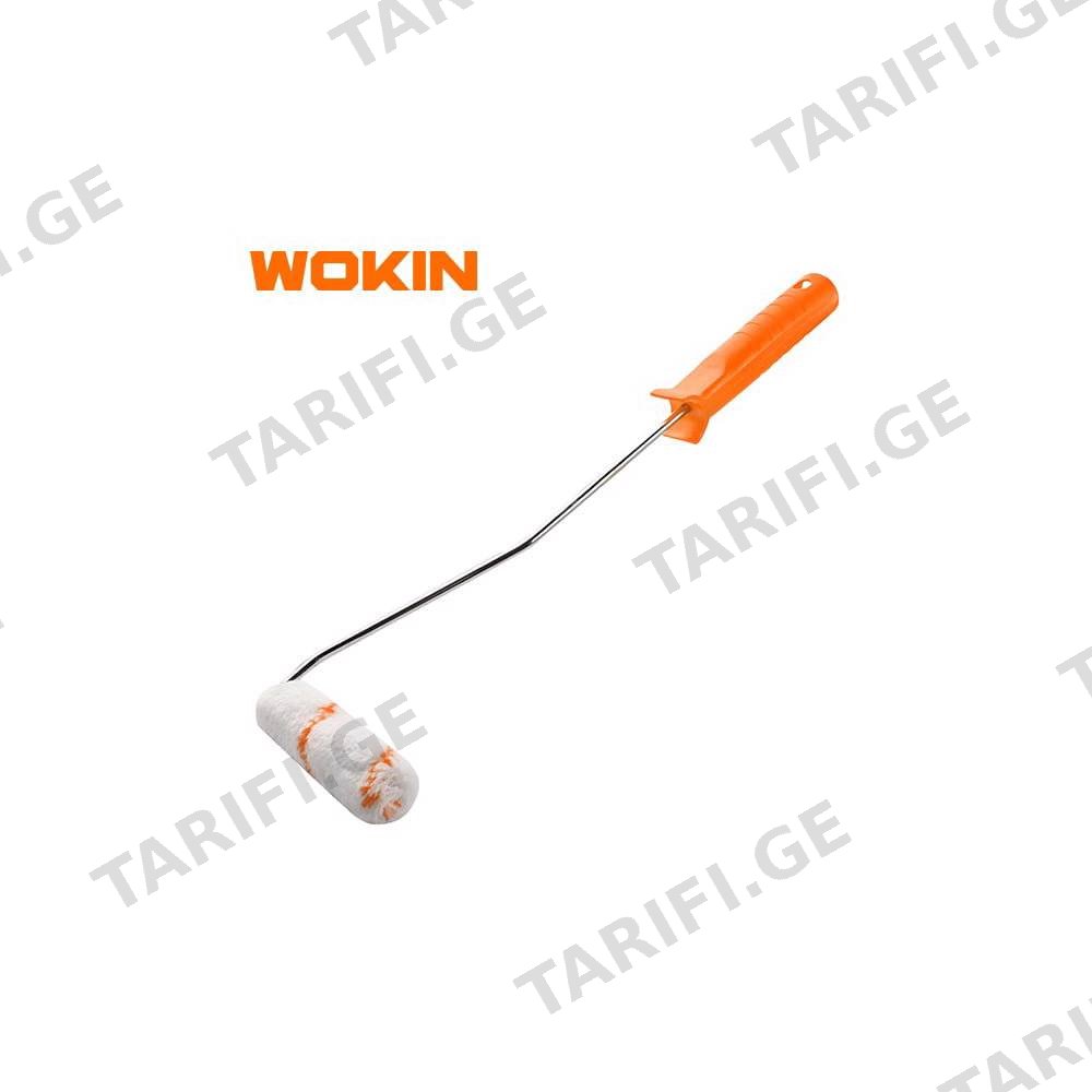 სამღებრო ლილვაკი Wokin 352204, 4", Paint Roller, Orange/White"
