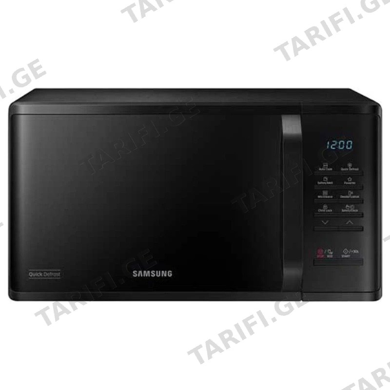 მიკროტალღური ღუმელი SAMSUNG MS23K3513AK/EO 23 ლიტრი 800W შავი