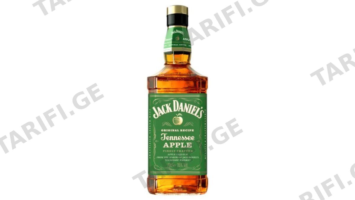 Jack Daniels Apple 0,7 L 35 % - ვისკი ჯეკ დენიელსი ვაშლი