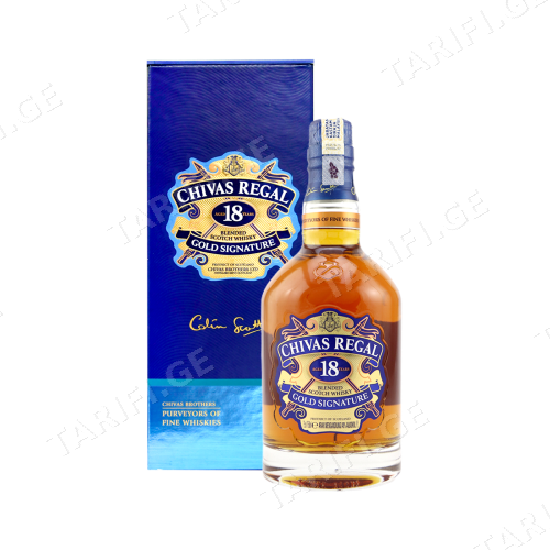 CHIVAS REGAL ვისკი 40 % 18წ-0.7ლ