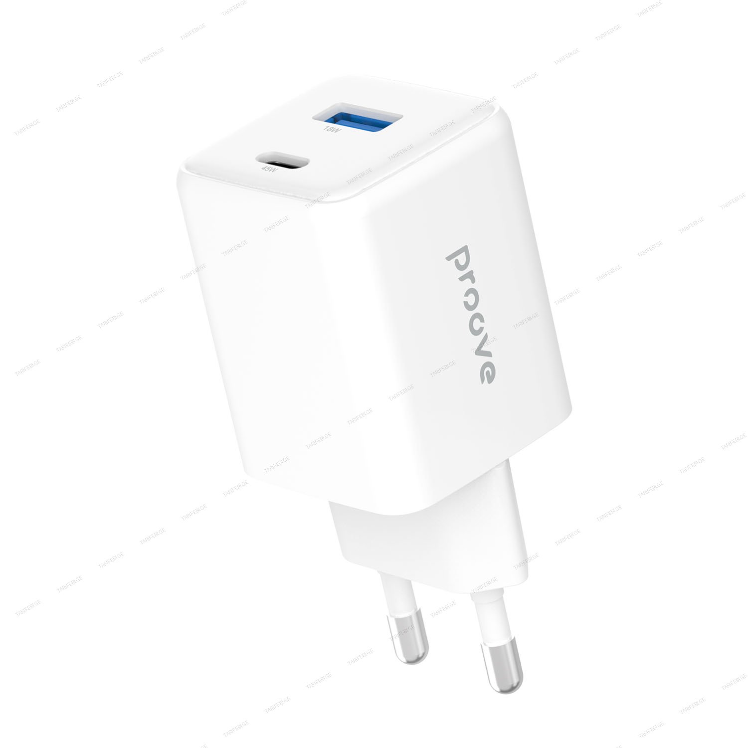 Сharger Proove Pocket Gan 45W Type-C + USB White