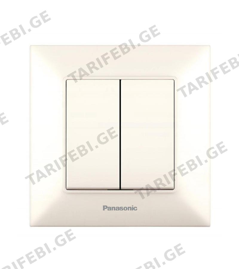 გადამრთველი PANASONIC ARKEDIA SLIM 2-ნი კრემი
