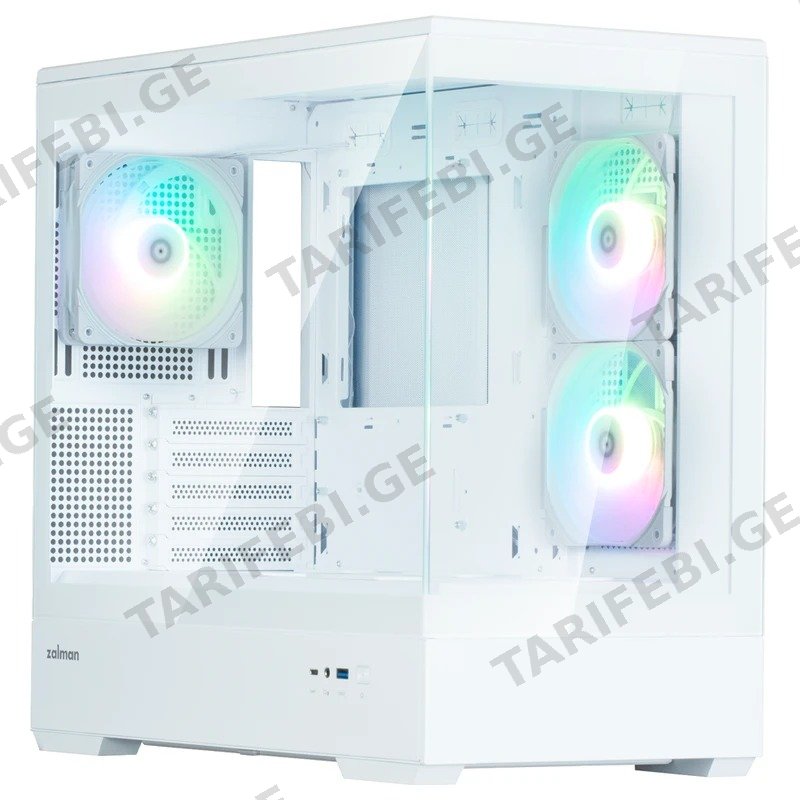 კომპიუტერის ქეისი ZALMAN P30 V2 MINI ATX TOWER თეთრი