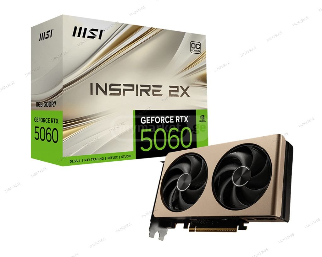 ✅⚠️MSI GeForce RTX 5060 8G INSPIRE 2X GDDR7⚠️✅