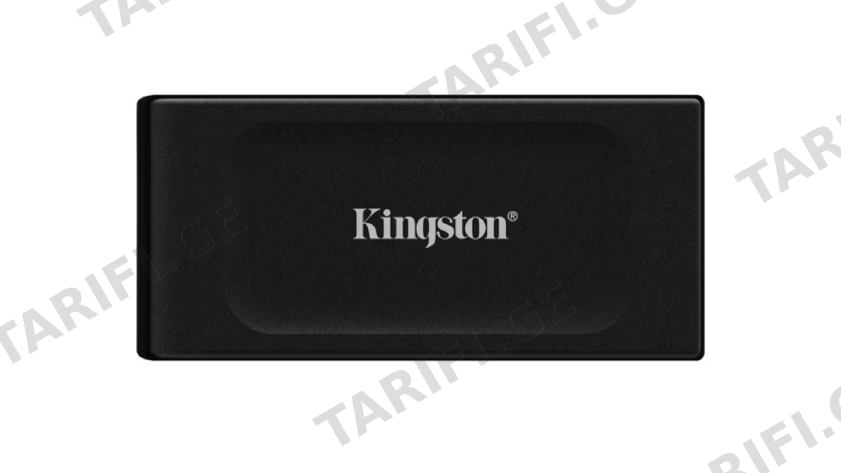 გარე მყარი დისკი Kingston SXS1000/2000G, 2TB, External SSD, USB 3.2, Black