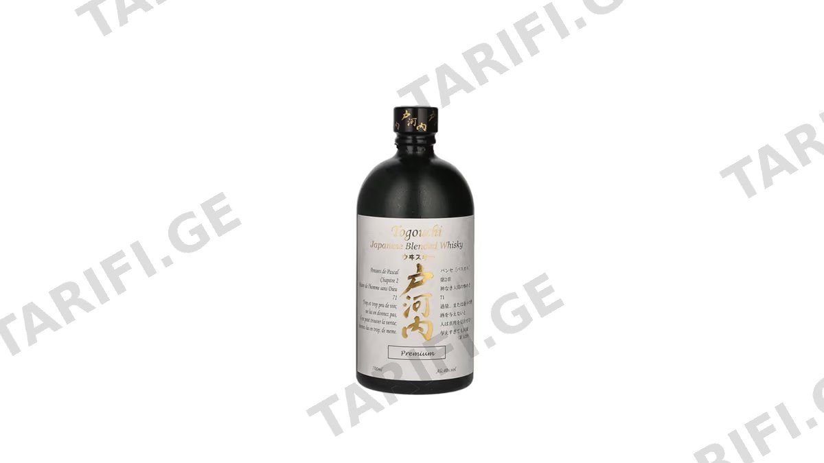 TOGOUCHI ვისკი პრემიუმი 40%-0.7ლ