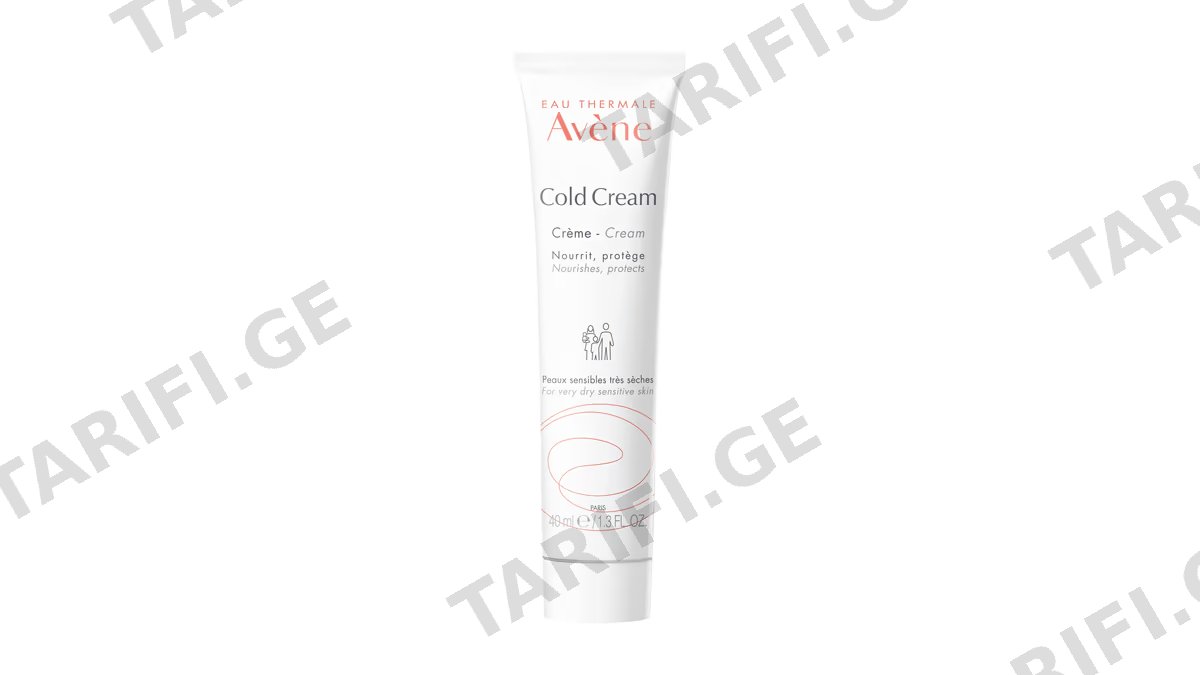 ავენი სახის კრემი 2738 COLD CREAM ძალიან მშრ.კანის 0 თვიდან 40მლ *