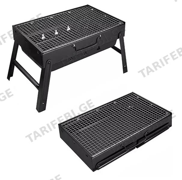 გრილი PORTABLE CHARCOAL BBQ GRILL 35X27X20CM METAL