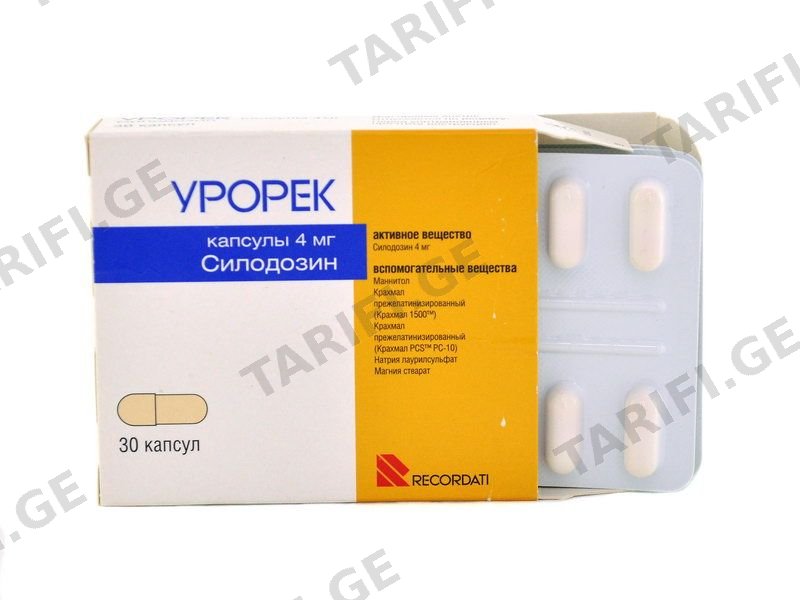 ურორეკი 4მგ 30 კაფსულა