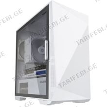Zalman Z1ICEBERGWH Z1 ICEBERG Mid Tower კომპიუტერის ქეისი