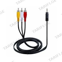 Havit HV-X17 3.5mm stereo cable Male to 3 RCA 1.5მ