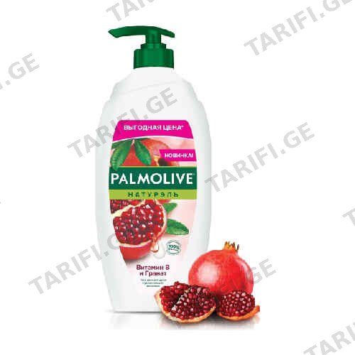 აბაზნის გელი /PALMOLIVE VIT B & POMEG/ 750მლ