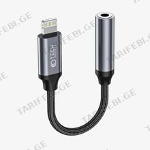 ადაპტერი Tech-Protect Ultraboost Adapter Lightning to Aux Mini Jack 3.5MM