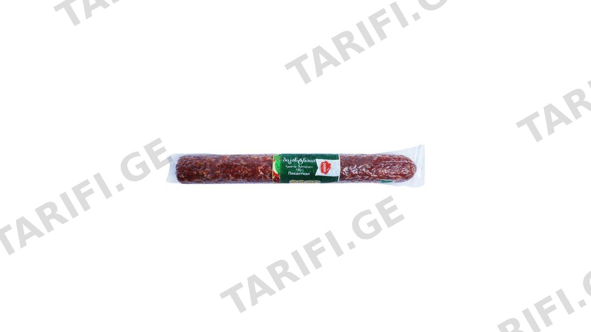 დიომიკ ნედლი შებოლილი ძეხვი 350 გრ