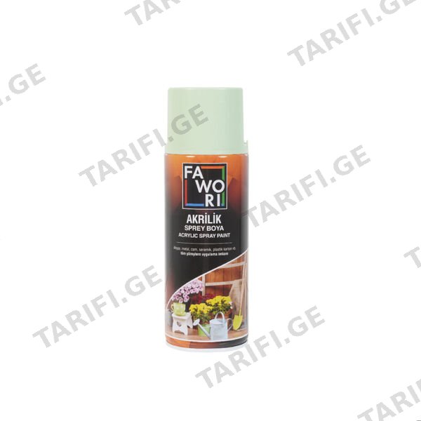 საღებავი სპრეი AKR. SPREY RAL6019 სალათისფერი 400ML FAWORI