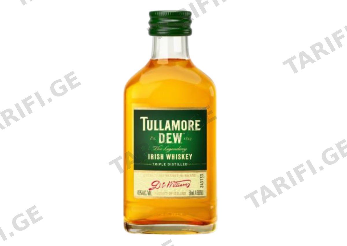ირლანდიური ვისკი Tullamore Dew - 0.05L