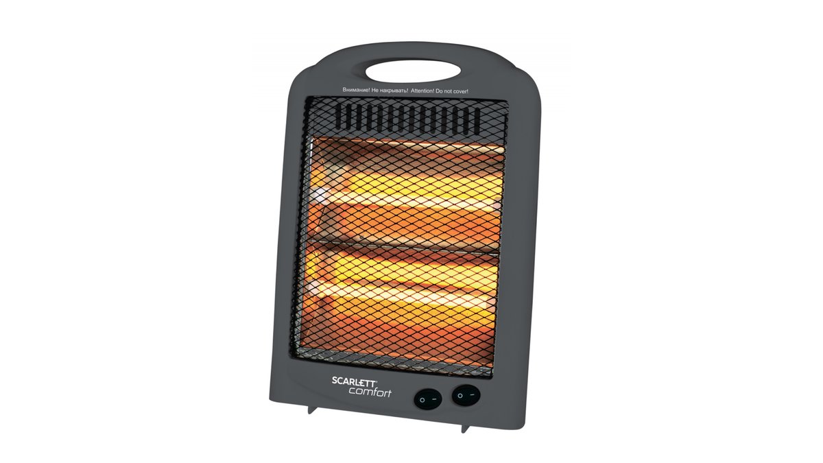 ინფრაწითელი გამათბობელი Scarlett SC-IR250D04, 600W, 10m², Infrared Heater, Gray