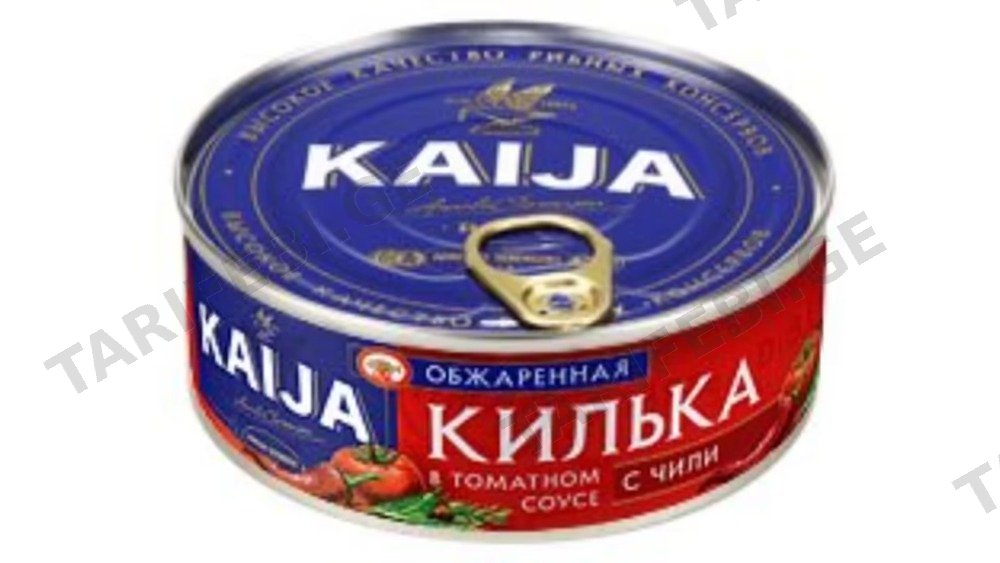 Kaija შებოლილი კილკა ტომატში 240გრ
