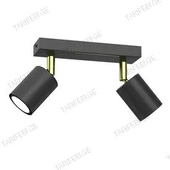 სპოტი Luminex Striper 2 GU10 ლითონი შავი ოქროსფერი 4514