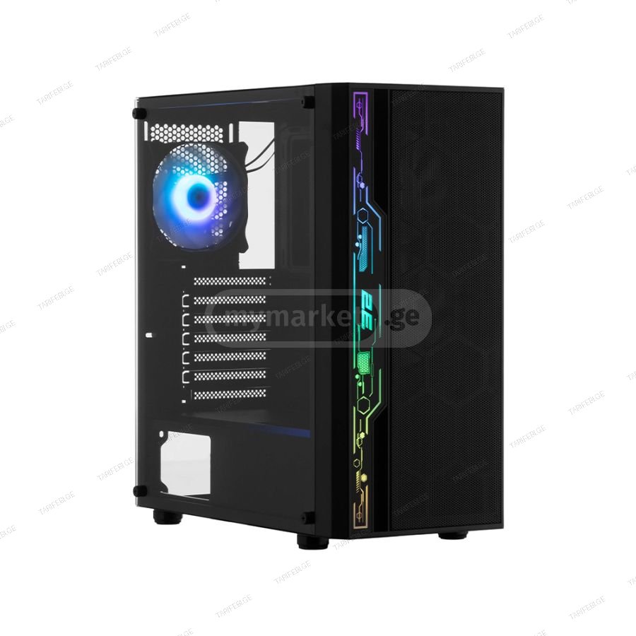 2E Spero G2052 Mid-Tower Gaming PC Case Black