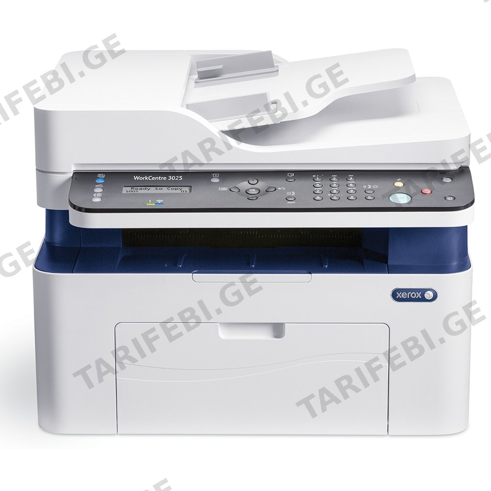 პრინტერი Xerox WorkCentre 3025V/NI, ADF, A4. Wifi, White