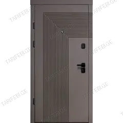 ლითონის კარი შიდა გაღება Doors 877A ELITE 980x2200 მმ L ანტრაციტი