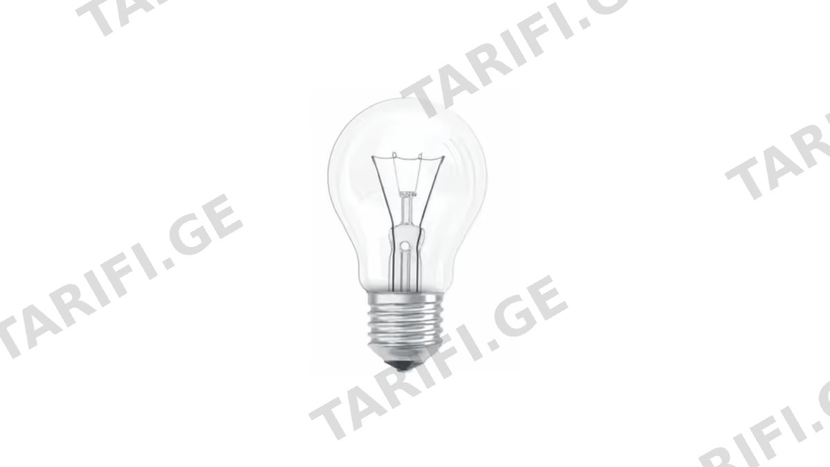 სტანდარტული ნათურა E27 100W-1ც