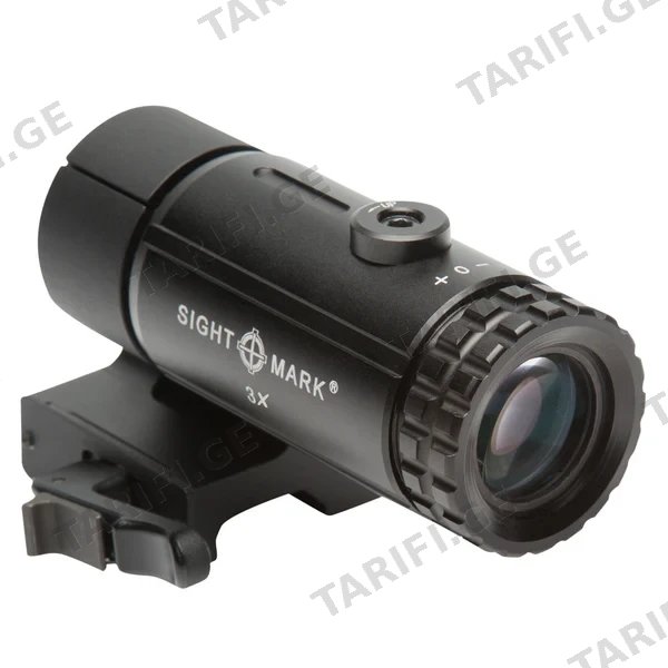 ტაქტიკური გამადიდებელი Sightmark T-3 Magnifer with LQD flip to side mount