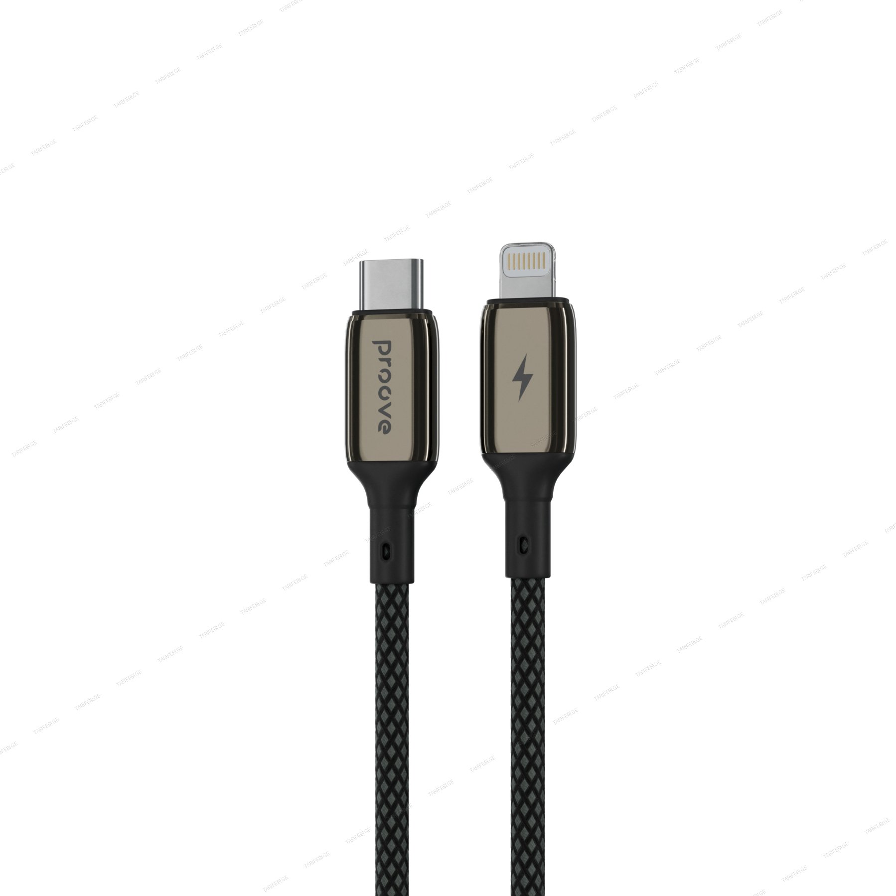 Cable Proove Dense Metal Type-C to Type-C 60w (1m) black