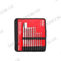 (10ც) ბურღის და პიკის ნაკრები SDS+ Ronix RH-5048