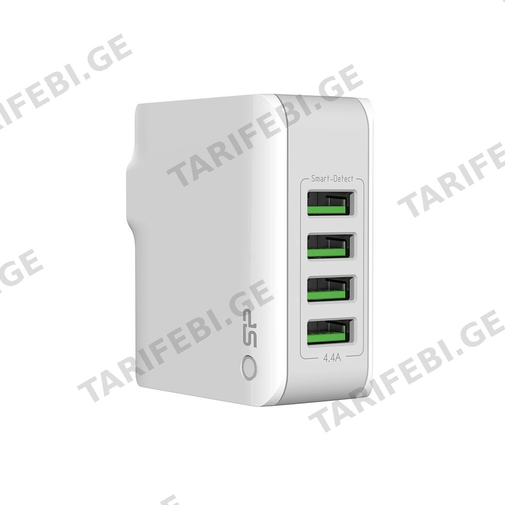 დამტენი მოწყობილებობები Silicon Power SP4A4ASYWC104PUW WC104P