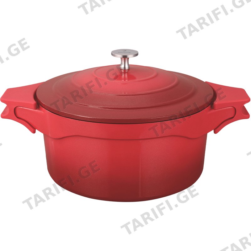 გრანიტის ქვაბი BERLLONG BDC-P24 (4.5L, 24XH12CM)