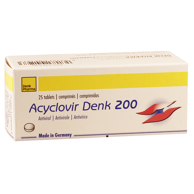 აციკლოვირი-დენკი 200მგ #25ტ