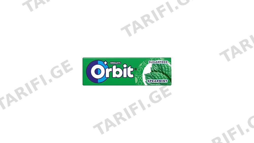 ორბიტი საღეჭი რეზინი პიტნა 13.6გრ