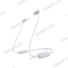 Sony WI-C100 Wireless In-ear Headphones White ყურსასმენი