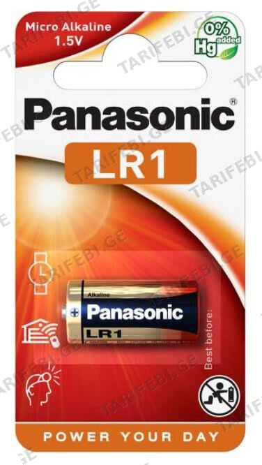 ელემენტი ალკალინური Panasonic LR1/N