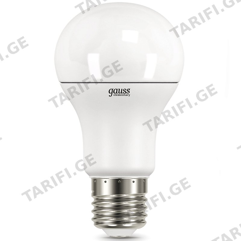 LED ნათურა GAUSS EL-23215 (A60, 15W, E27, 2700K)