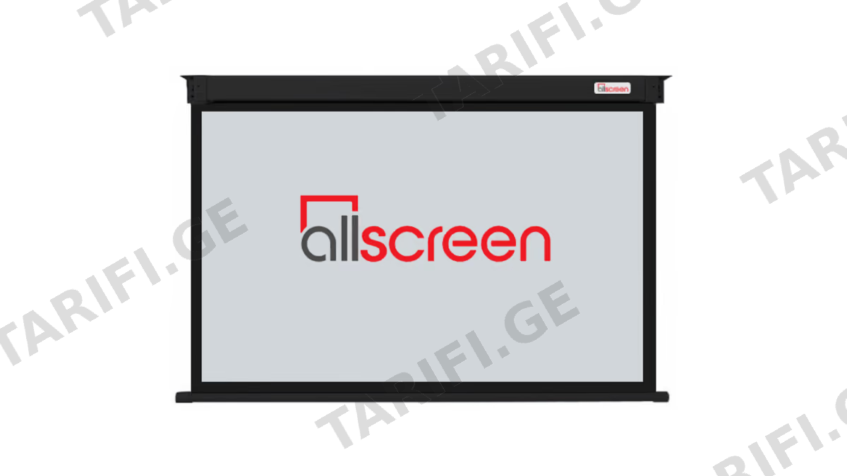 პროექტორის ეკრანი ALLSCREEN MANUAL PROJECTION SCREEN 180X180CM HD FABRIC CWP-7272B 100 inch