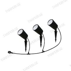 ლანდშაფტის სანათი V-TAC LED 3х5.2W WIFI 3IN1+RGB შავი IP65 3015