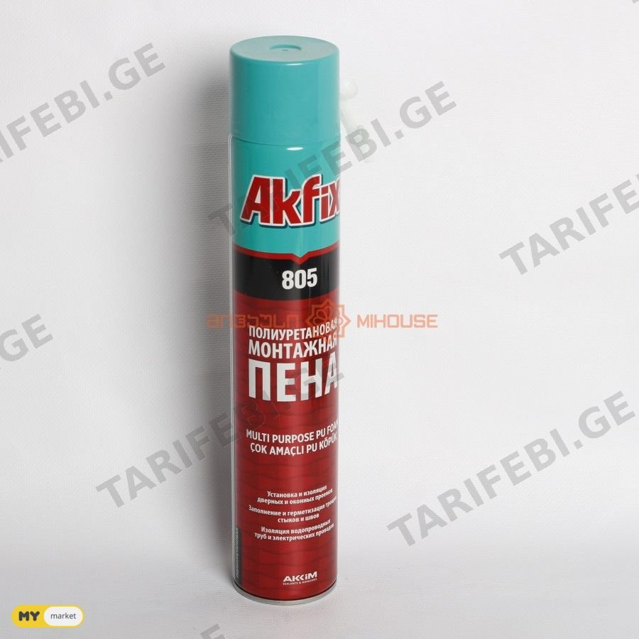 პოლიურეთანის ქაფი Akfix 850გრ